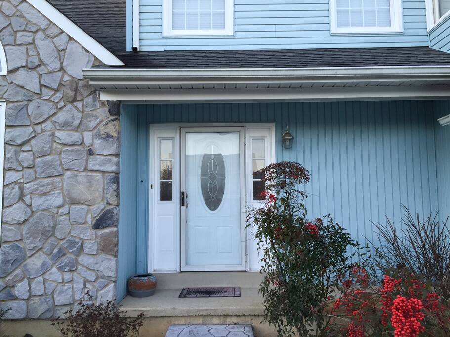 Front entrance of the home