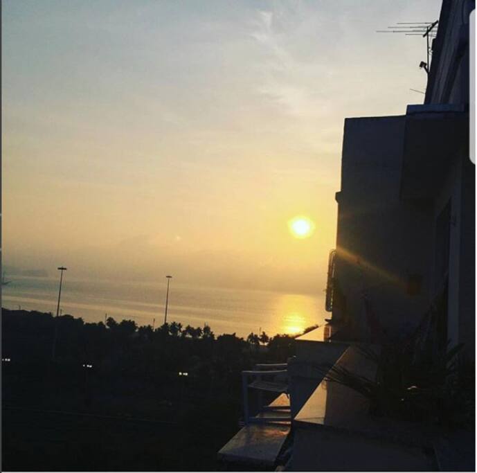 Vista panorâmica para saudação ao avô sol <3