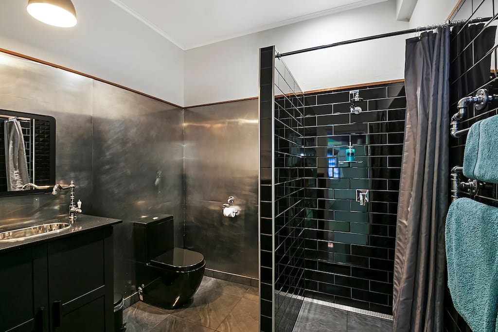 New fresh chic bathroom.