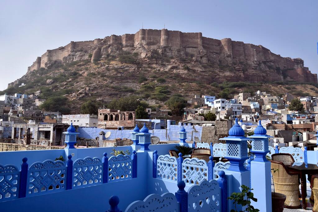 Fort view from restaurant