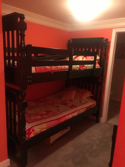 2 bedroom with twin bunks private bath