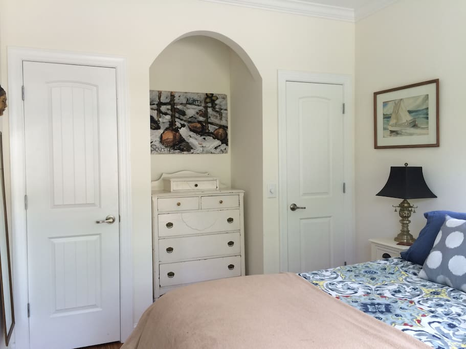 Dresser and closet