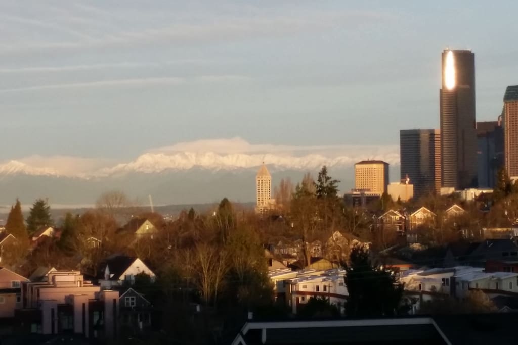 this is the view from the house; from the room you have a portion of this still