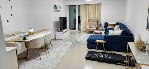 The blue apartment