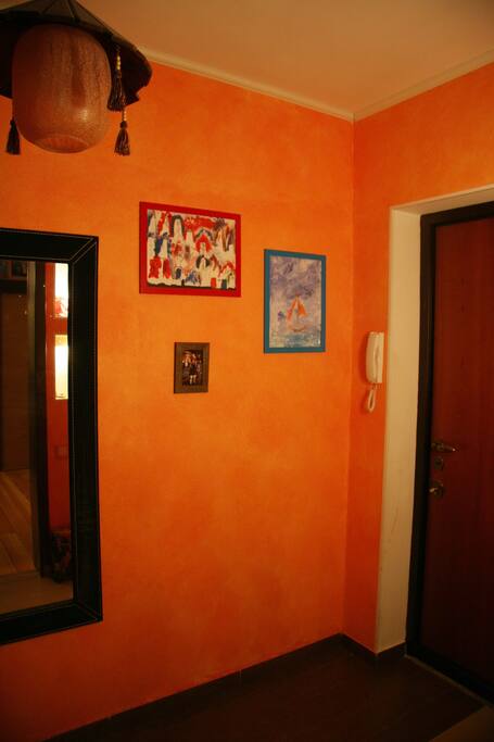 Entrance hall inside the apartment