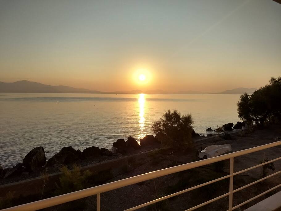 Magnificent sunrise as captured from our house!