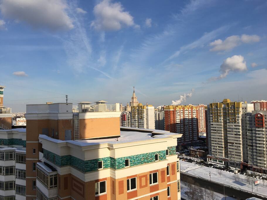 View from the window.