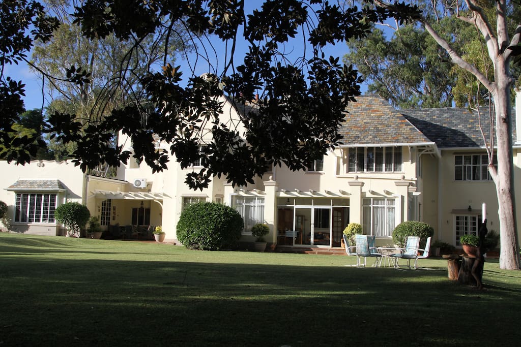 There is a very spacious garden