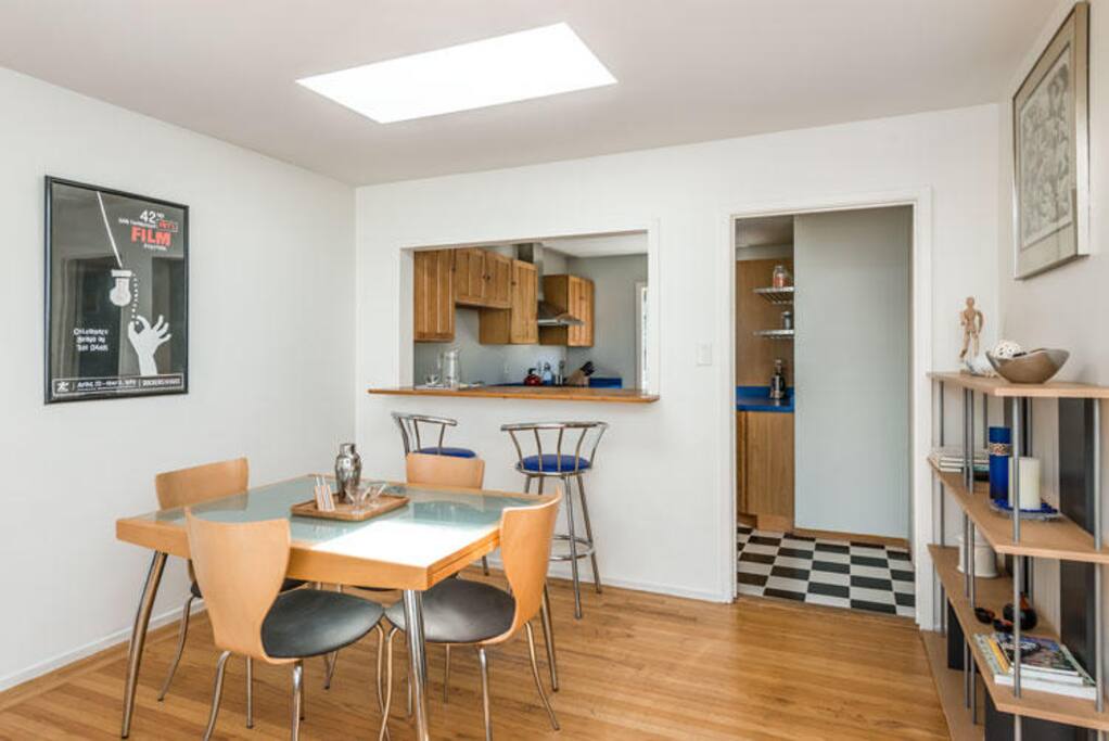 Open dining area