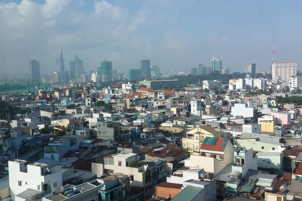 View from big window