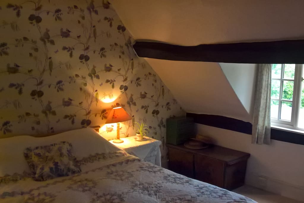 The guest bedroom - peaceful and cosy