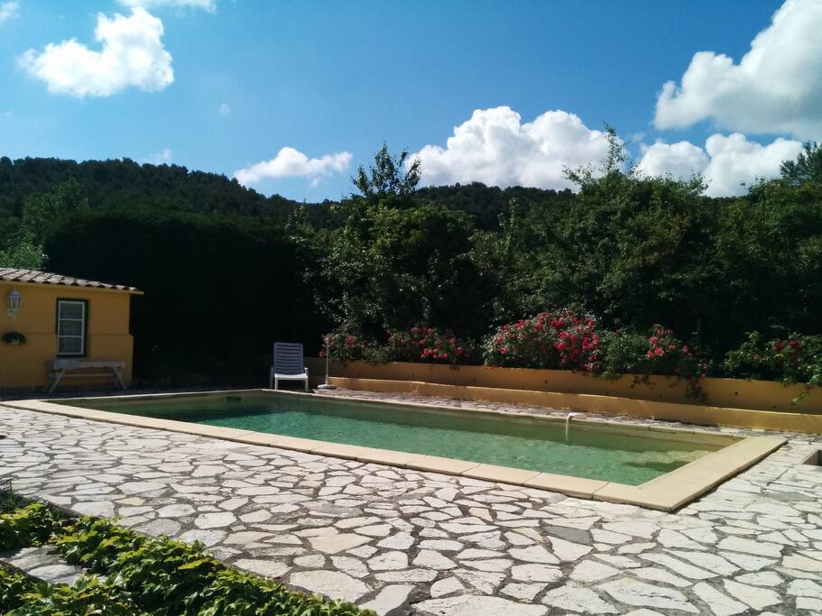 Terrasse mit Pool