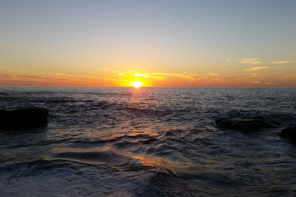 Breathtaking sunsets await you. This is your view a short walk 2 blocks from your door.
