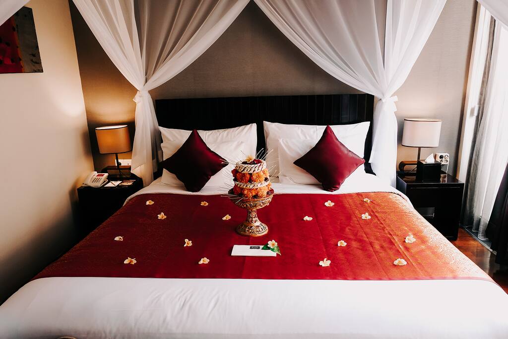 Air conditioned King size bed