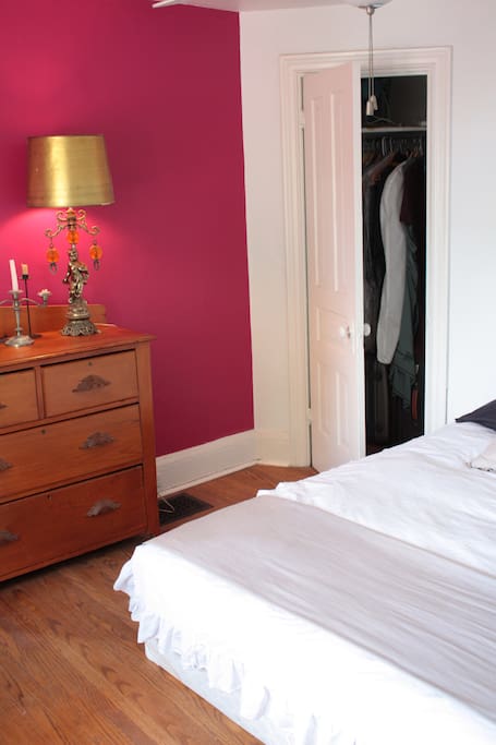 Closet in your bedroom