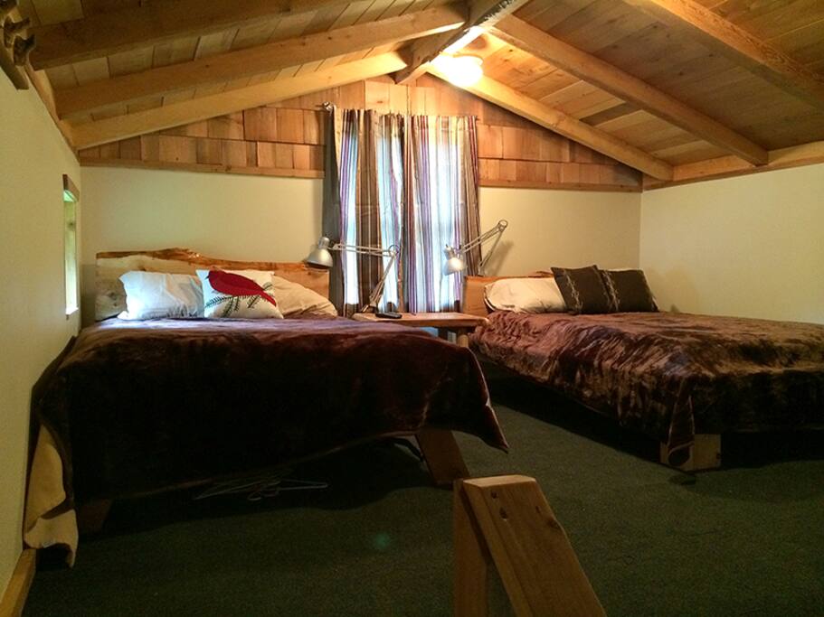 Loft with two full size beds