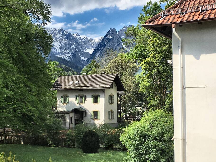 Blick vom Balkon