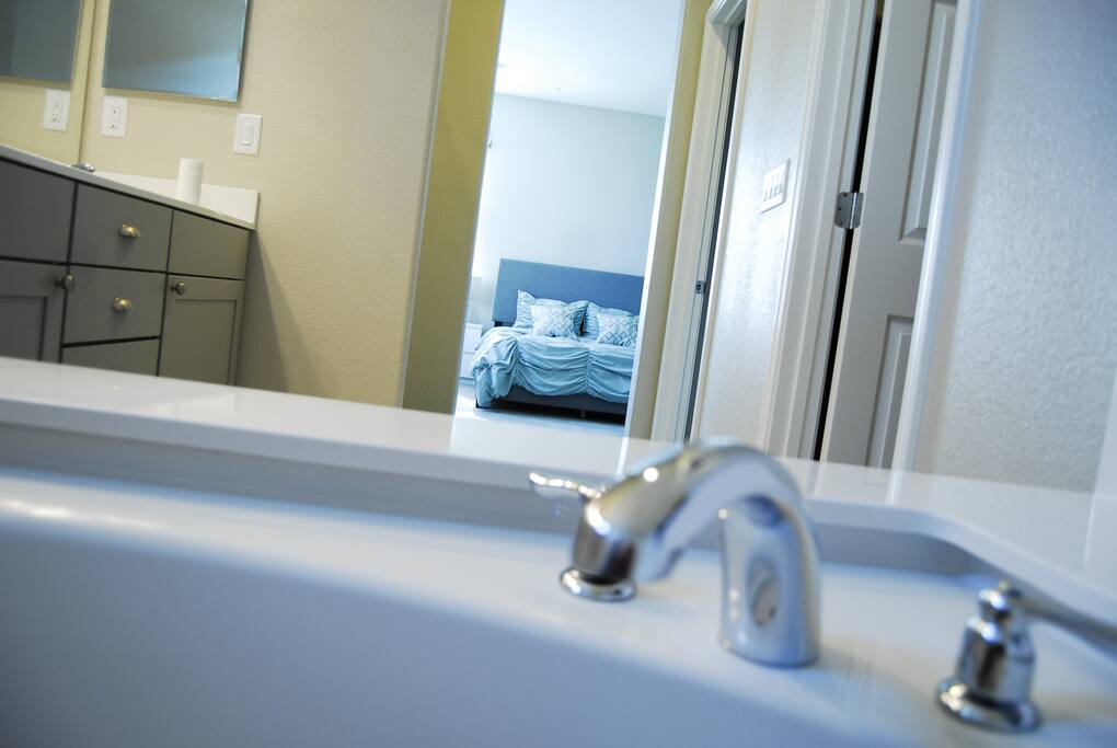 Our house is regularly taken care of by our professional house cleaners. You are staying at a superhost's home, we've been superhosts for over 2.5 years consistently. We look forward to hosting you! :)