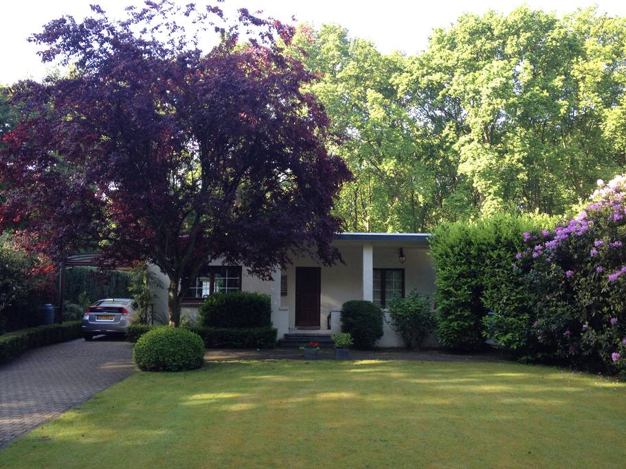 Carport next to the house