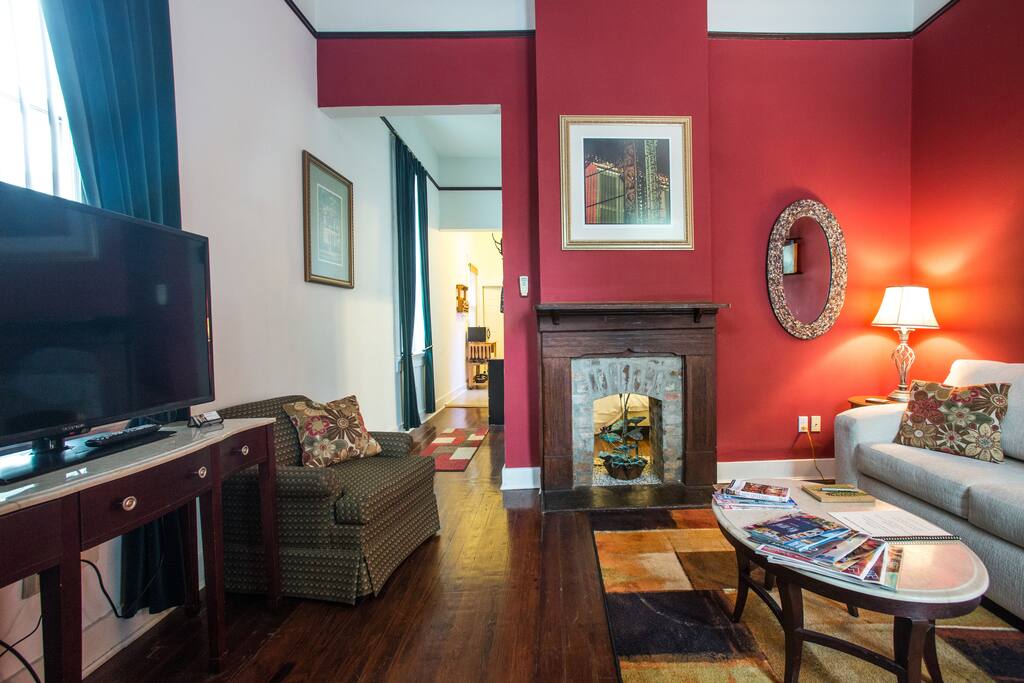 Hallway to bedroom, bathroom, kitchen and utility room