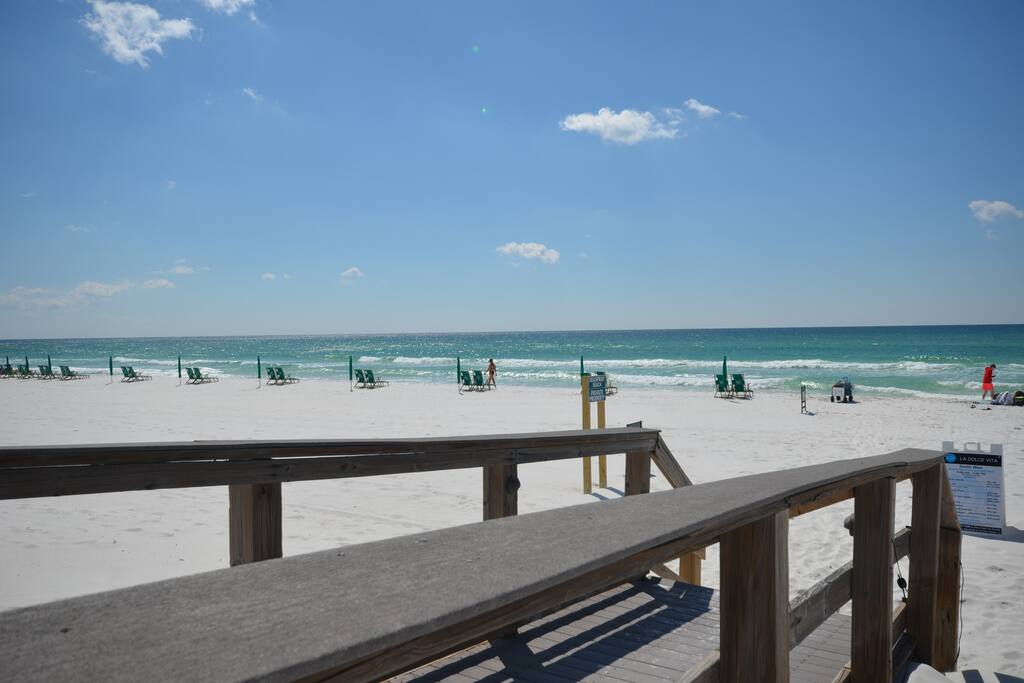 Private Boardwalk to Beach