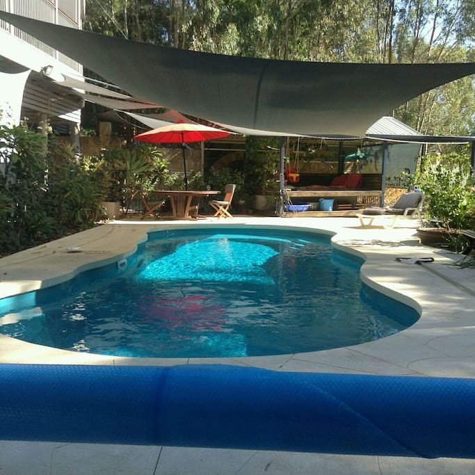 10x5m solar heated pool (summer only or cold winter swims)