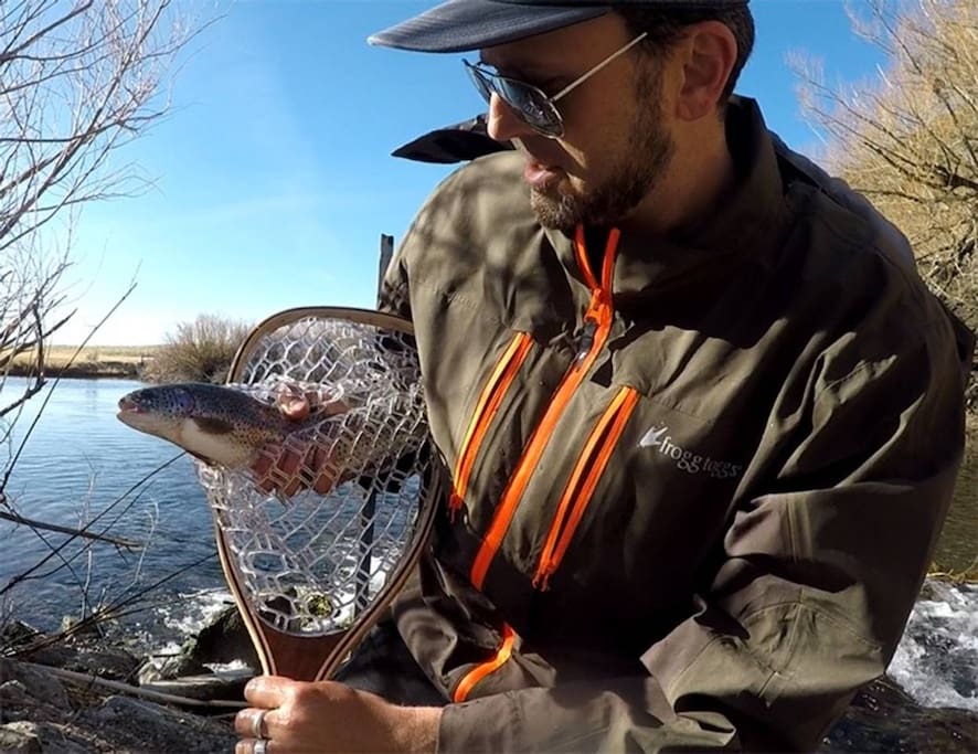 Abram, March 2018, here 5 nights, fished steady 4 days. Ruby Lake, Ruby Marshes, South Fork res, Wilson res. Lamoille creek, + assorted reservoirs and creeks within 30 min. of BnB