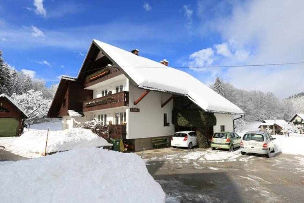 Our homestead in winter