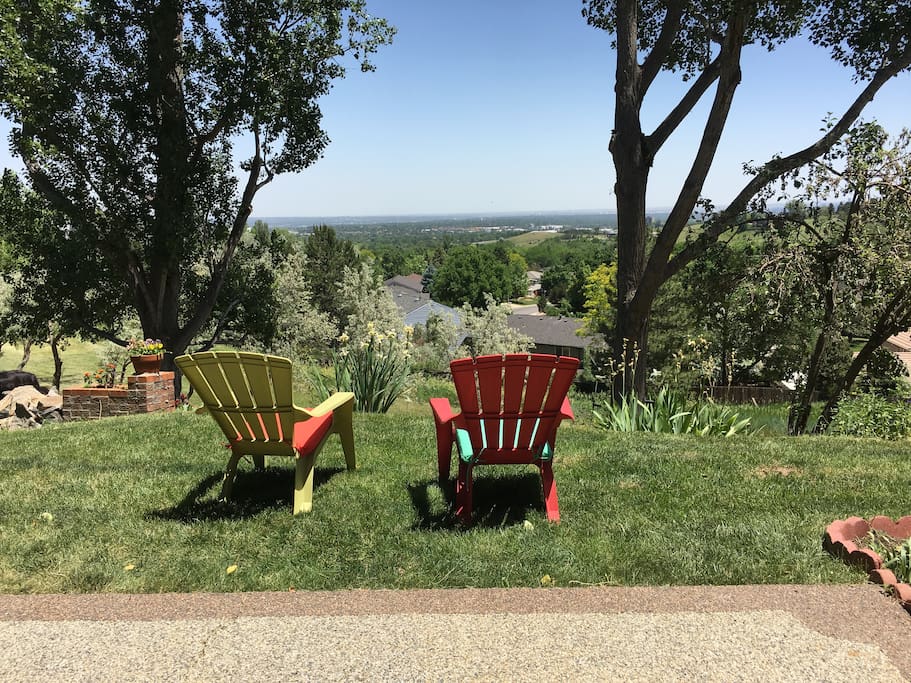 View from the patio