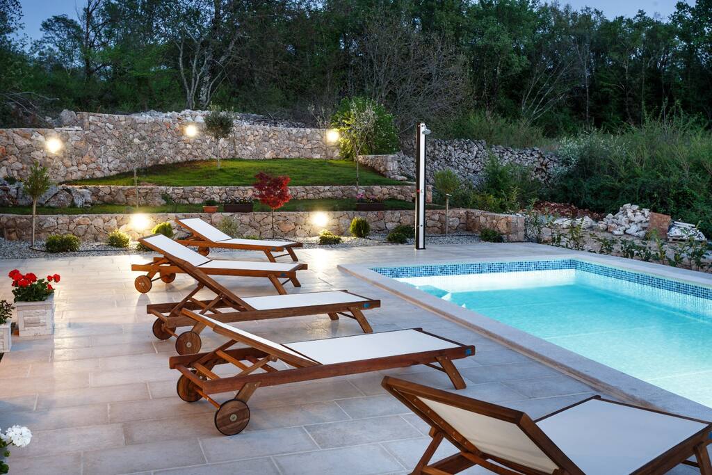 Poolside area