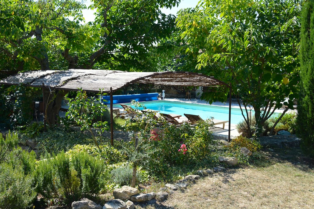 Jardins et piscine