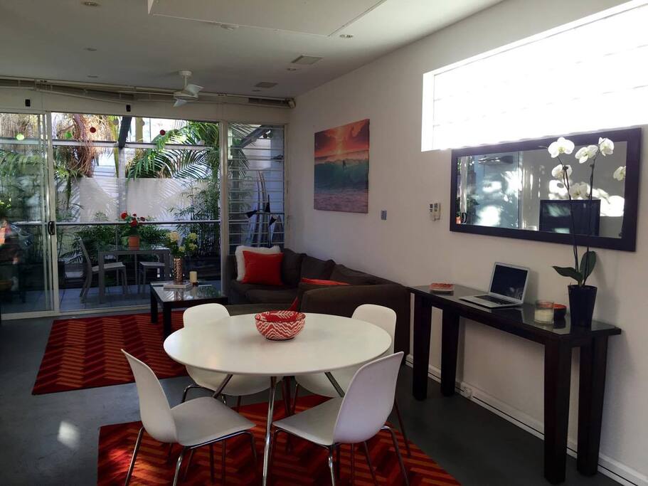 Open dining area