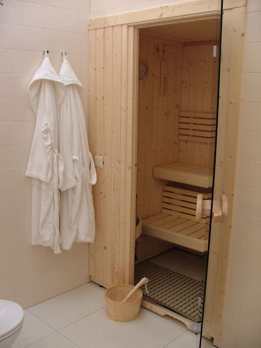 Privat Sauna in Pillows suite