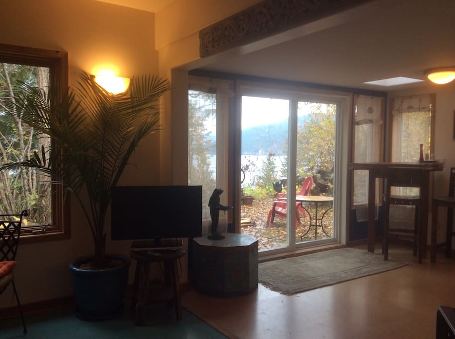 View from living area