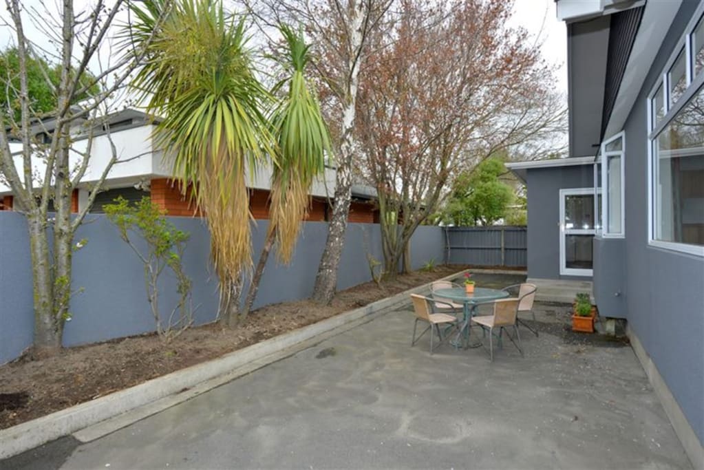 Backyard and entry
