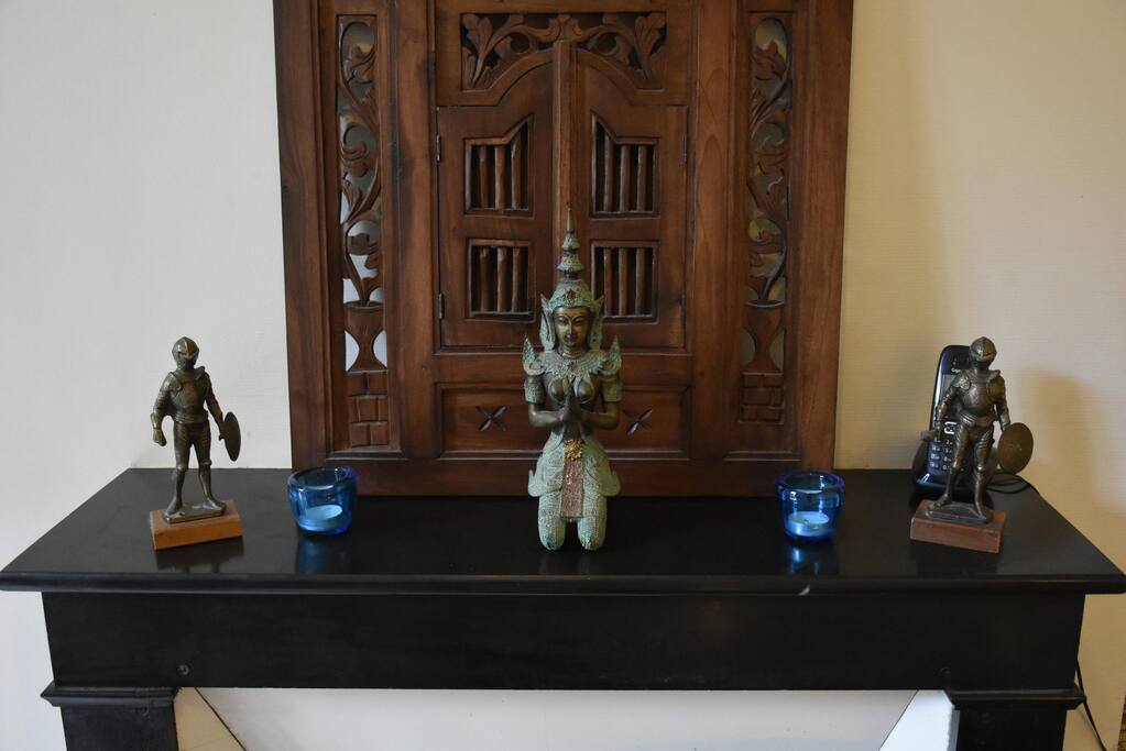 Cheminée dans le salon