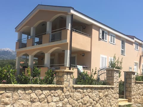 Top performing Airbnb: Private Seaside Apartment in Općina Jasenice
