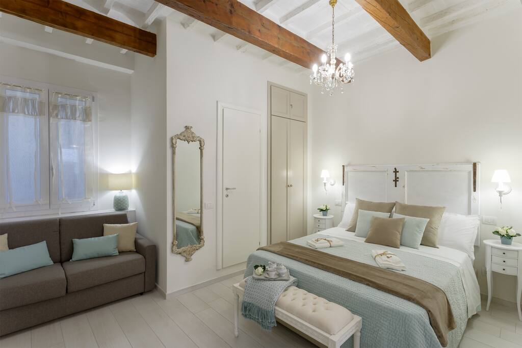 soggiorno e zona letto