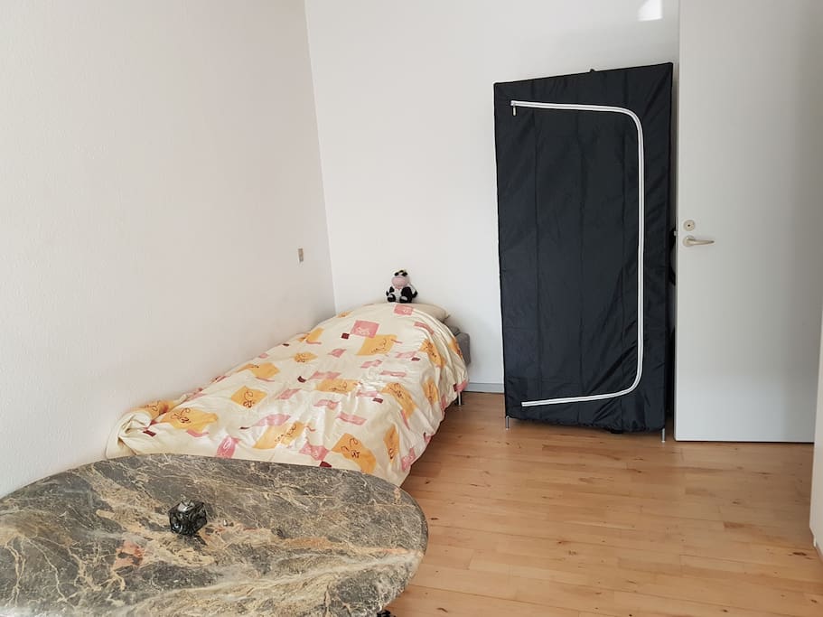 the other bed, they can be put together to create one large bed for couples