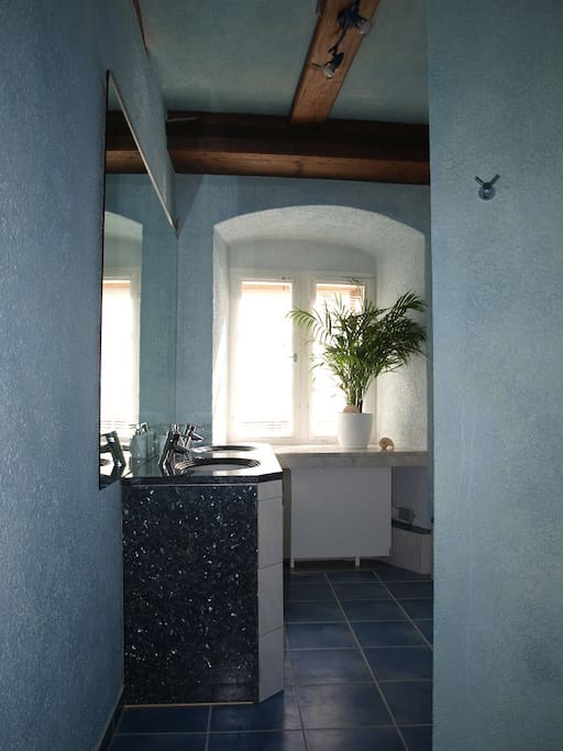 Badezimmer - 2 Waschbecken -2 Duschen