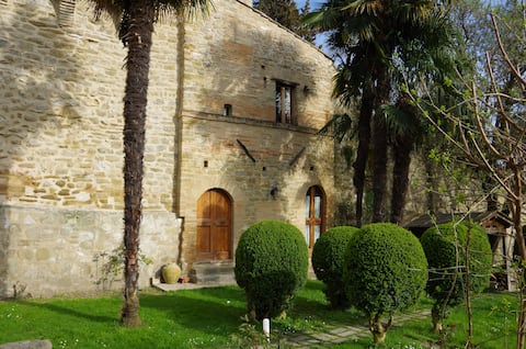 Sleeping in an ancient medieval tower.