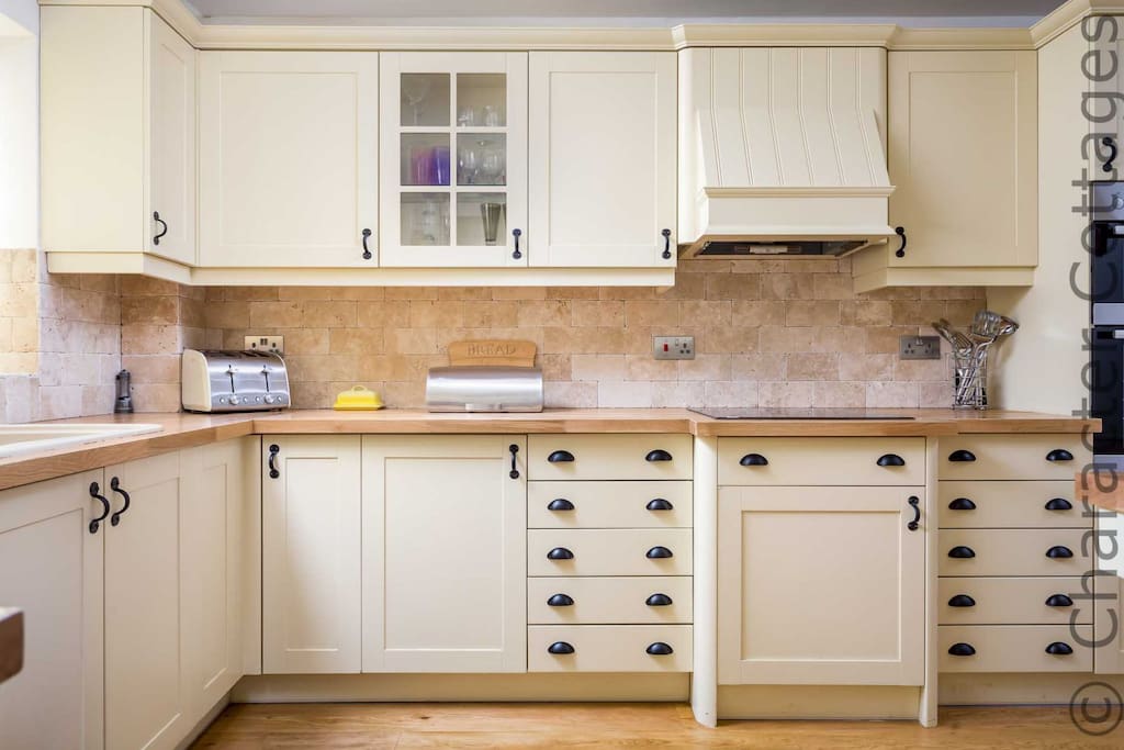 The lovely country style kitchen