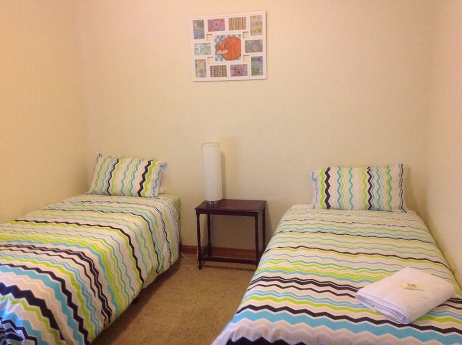 Bedroom #3 - 2x single beds