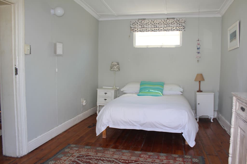 The bedroom.
