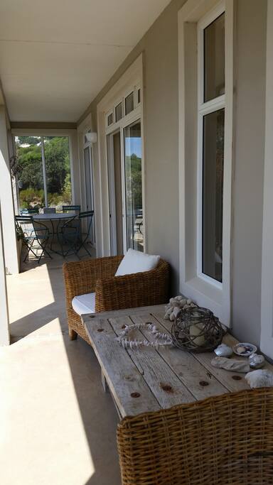 Verandah dining area