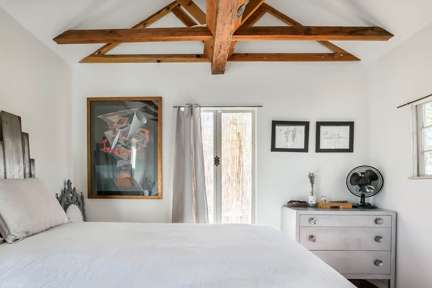Queen bedroom two at the desert ranch