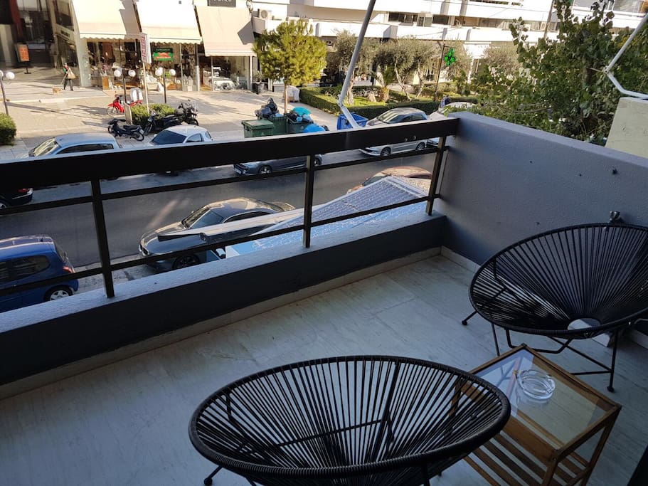 Apartment Glyfada balcony and view