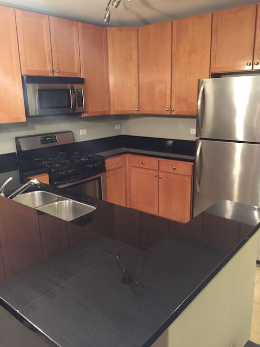 beautiful kitchen with stainless steel appliances