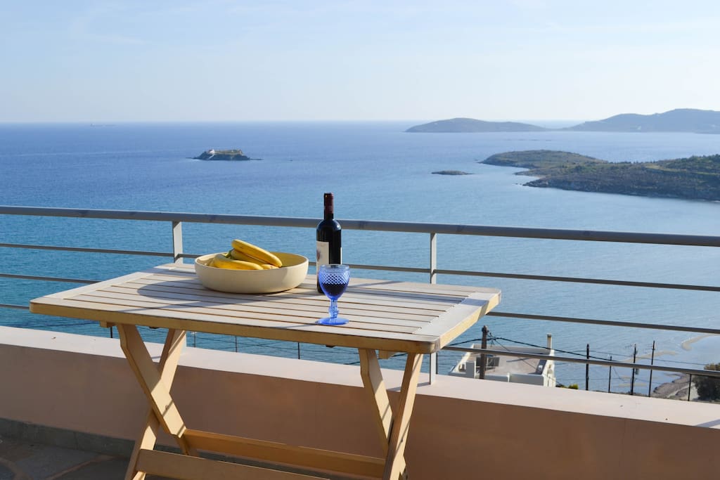 Balcony with sea view