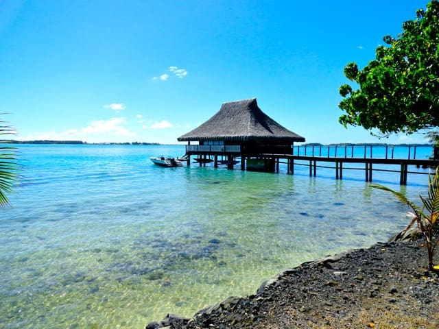 The Black Pearl, luxury Over Water Bungalow!